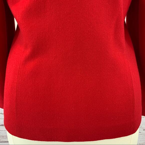 Pendleton red black vintage 100% virgin wool - Picture 9 of 12